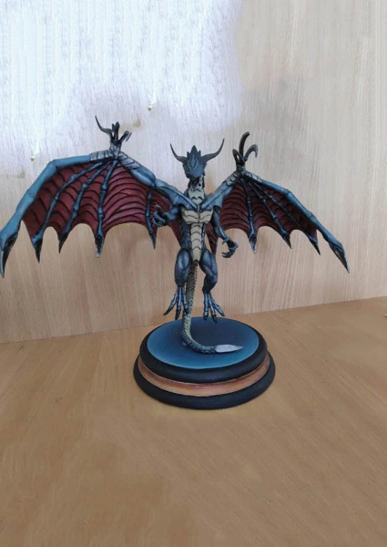 Bahamut Final Fantasy 3D Print Model .c4d .max .obj .3ds .fbx .stl .blend 