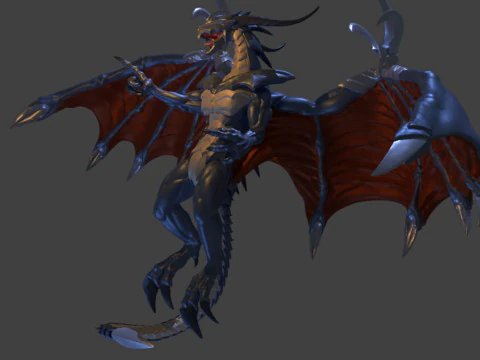 Bahamut FF Ready To Print 3D Print Model