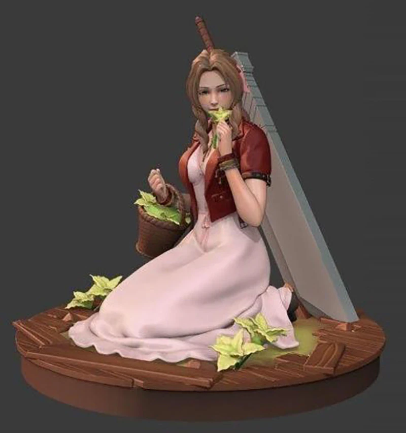 Aerith Ready To Print 3D Print Model .c4d .max .obj .3ds .fbx .stl .blend 