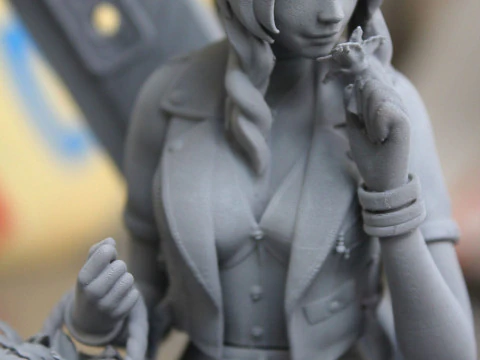 Aerith Ready To Print 3D Print Model