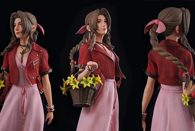 Aerith 3D Figuries Ready To Print 3D Print Model .c4d .max .obj .3ds .fbx .stl .blend