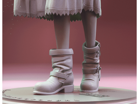 Aerith 3D Figuries Ready To Print 3D Print Model