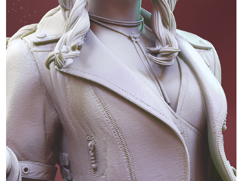 Aerith 3D Figuries Ready To Print 3D Print Model