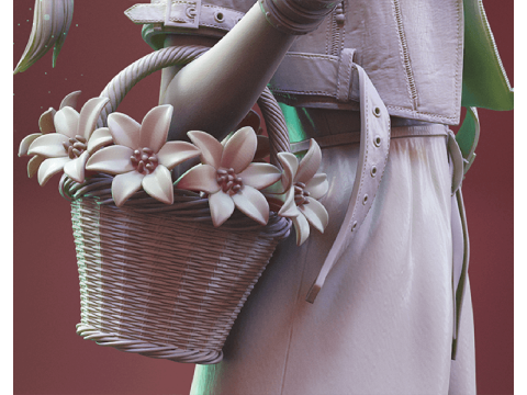 Aerith 3D Figuries Ready To Print 3D Print Model