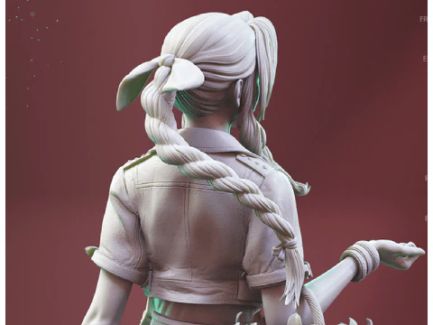 Aerith 3D Figuries Ready To Print 3D Print Model