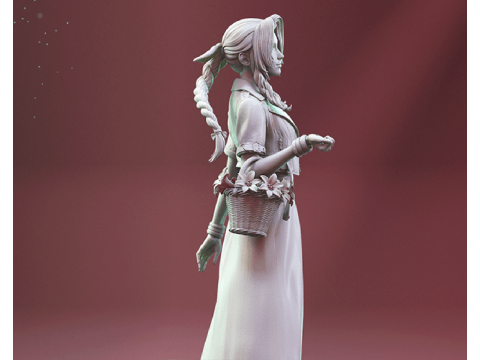 Aerith 3D Figuries Ready To Print 3D Print Model