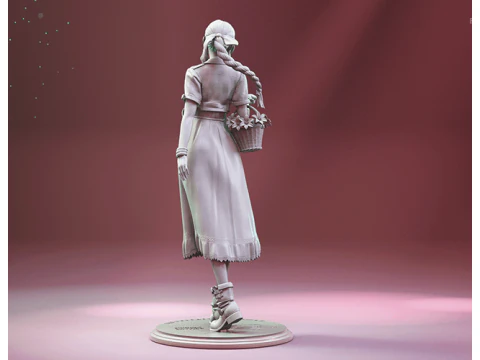 Aerith 3D Figuries Ready To Print 3D Print Model
