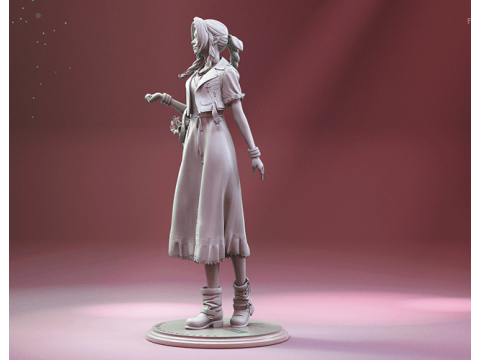 Aerith 3D Figuries Ready To Print 3D Print Model