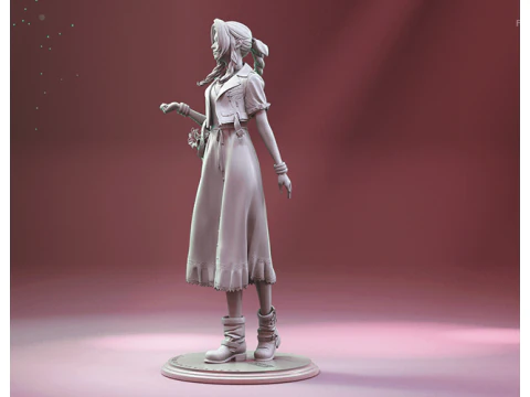 Aerith 3D Figuries Ready To Print 3D Print Model
