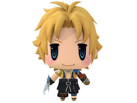 Tidus Figure World of Final Fantasy Ready To Print 3D Print Model