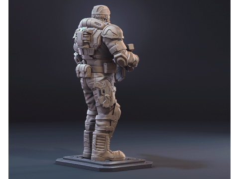 Marcus Fenix Ready To Print 3D-Druckmodell