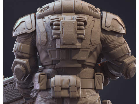 Marcus Fenix Ready To Print 3D-Druckmodell