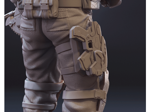 Marcus Fenix Ready To Print 3D-Druckmodell