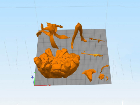 Zhongli Genshin Impact Ready To Print Modèles 3D en vedette