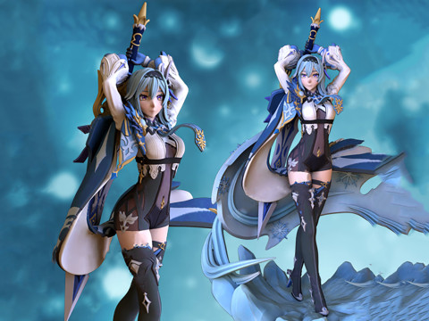 Yura Ghenshin Impact Ready To Print 3D Print Model
