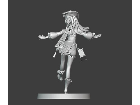 Yanfei Genshin Impact Ready To Print Model do druku 3D