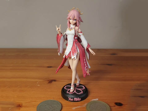 Yae Miko Genshin Impact Ready To Print 3Dプリントモデル