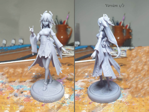 Yae Miko Genshin Impact Ready To Print 3Dプリントモデル