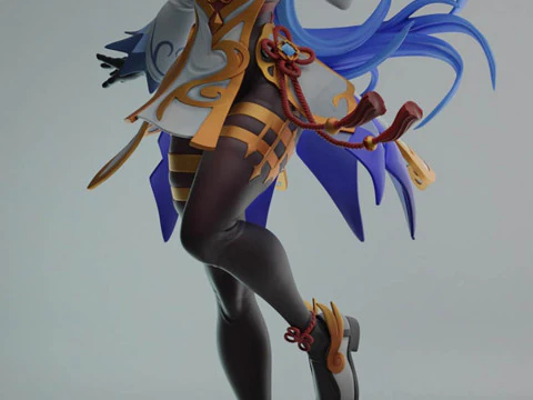 Rubim Ganyu pronto per la stampa Modello di stampa 3D