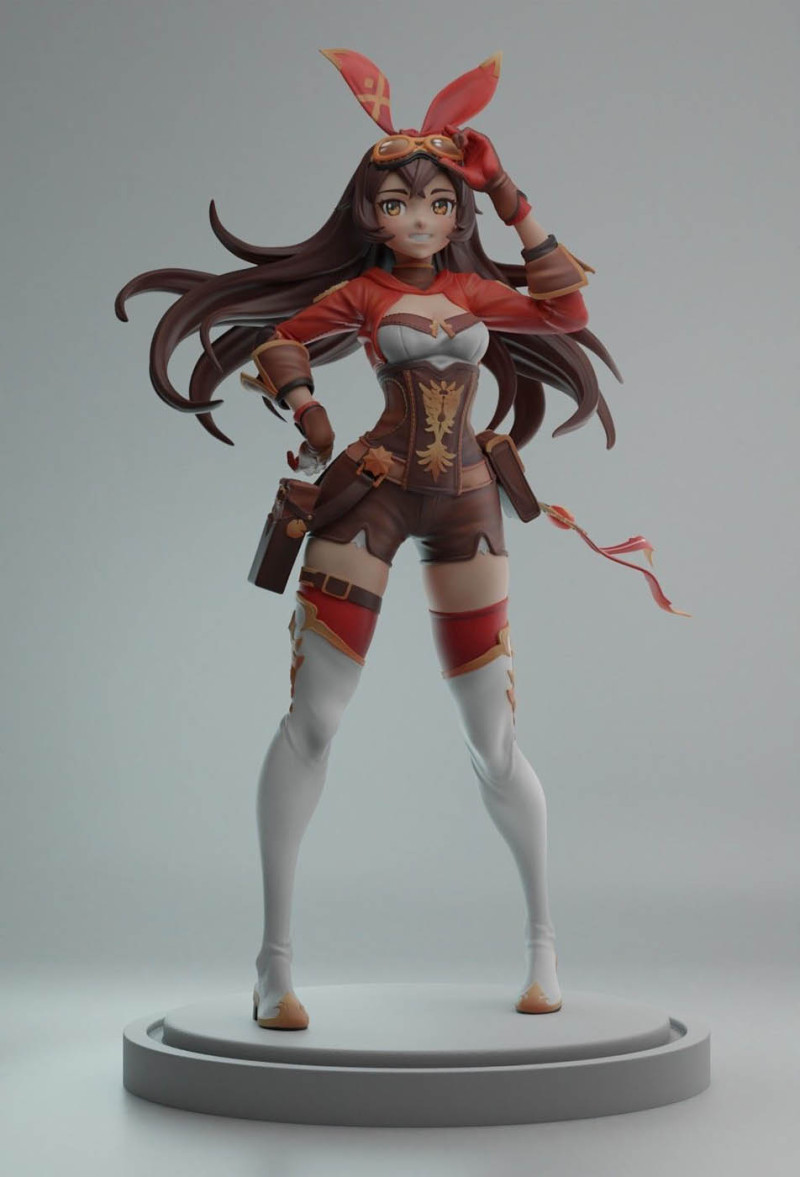 Rubim Amber Ready To Print 3D Print Model .c4d .max .obj .3ds .fbx .stl .blend 