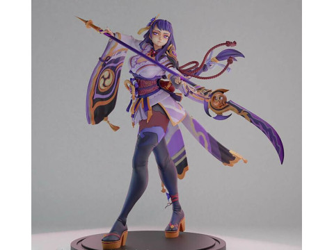 Raiden Shogun RuBim Ready To Print Modèles 3D en vedette