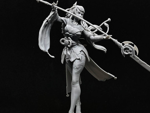 Raiden Shogun RuBim Ready To Print Modèles 3D en vedette