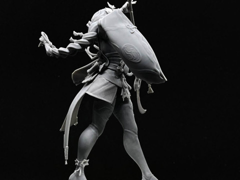 Raiden Shogun RuBim Ready To Print Modèles 3D en vedette