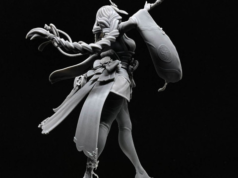 Raiden Shogun RuBim Ready To Print Modèles 3D en vedette