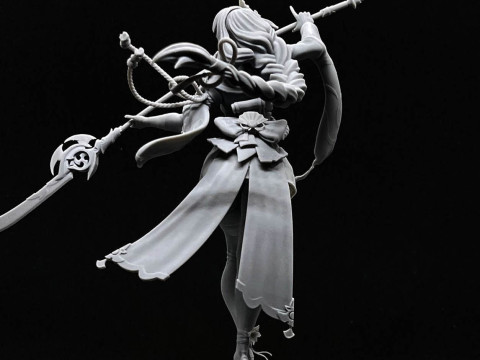 Raiden Shogun RuBim Ready To Print Modèles 3D en vedette