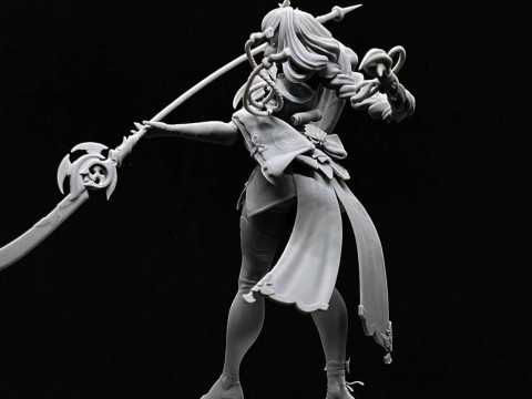 Raiden Shogun RuBim Ready To Print Modèles 3D en vedette