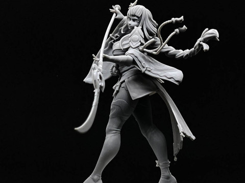 Raiden Shogun RuBim Ready To Print Modèles 3D en vedette