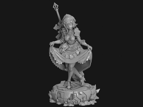 Noelle Genshin Impact Ready To Print 3Dプリントモデル