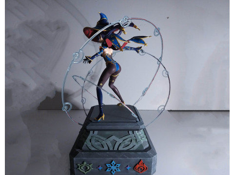 Genshin Impact Mona Ready To Print 3D Druckmodell