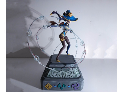 Genshin Impact Mona Ready To Print 3D Druckmodell