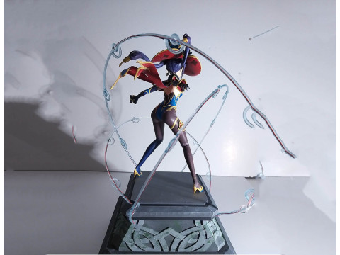 Genshin Impact Mona Ready To Print 3D Druckmodell