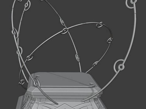 Genshin Impact Mona Ready To Print 3D Druckmodell