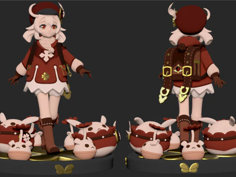Klee Genshin Impact Ready To Print 3D Print Model