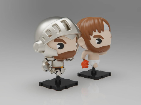 Ghosts N Goblins - Arthur Ready To Print Modelo de Impressão 3D