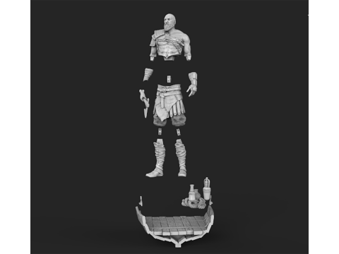 Kratos 3D Figuries Ready To Print 3D Print Model