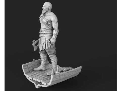 Kratos 3D Figuries Ready To Print 3D Print Model