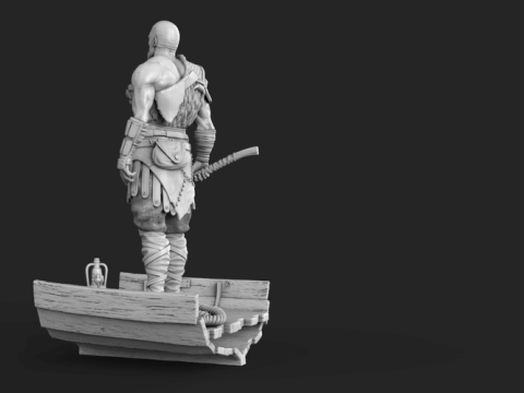 Kratos 3D Figuries Ready To Print 3D Print Model