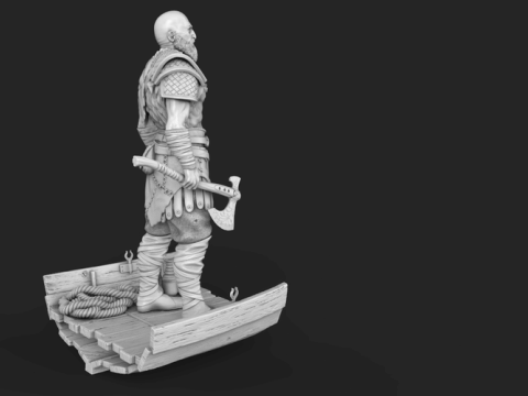 Kratos 3D Figuries Ready To Print 3D Print Model