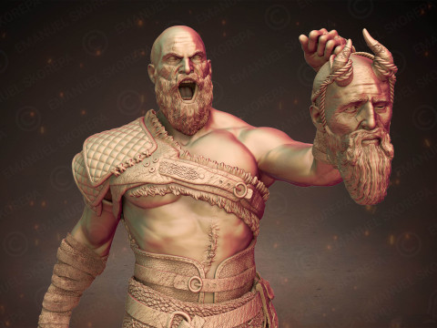 Kratos - God Of War Ready To Print 3D 打印模型