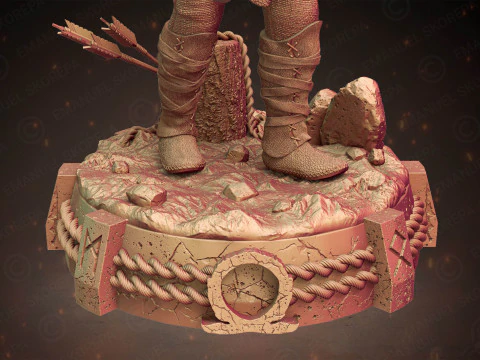 Kratos - God Of War Ready To Print 3D Print Model