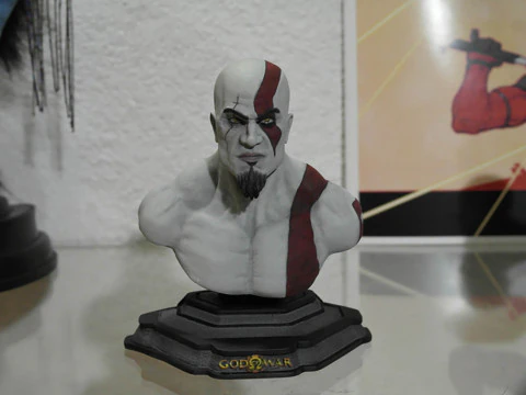 Kratos Büstü 3D Baskı Modeli