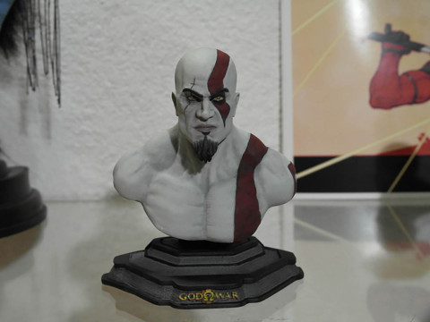 Kratos Bust Ready To Print 3D 打印模型