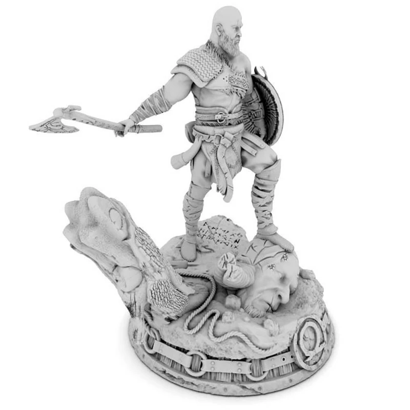 Kratos 3D Figuries Ready To Print 3D Print Model .c4d .max .obj .3ds .fbx .stl .blend 