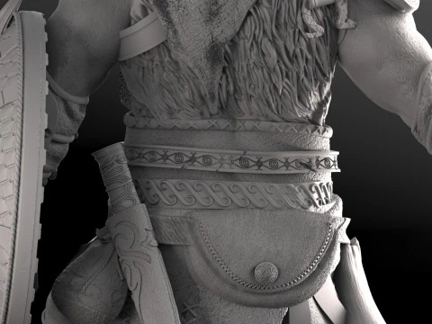 Kratos 3D Figuries Ready To Print 3D Print Model