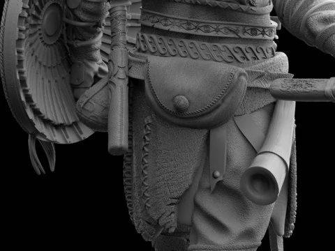 Kratos 3D Figuries Ready To Print 3D Print Model