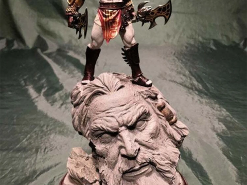 Kratos VS Zeus Ready To Print 3Dプリントモデル